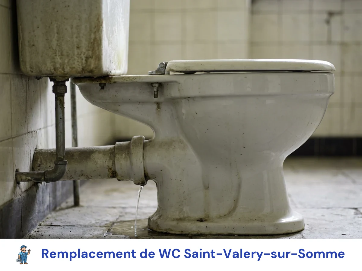 Remplacement de WC à Saint-Valery-sur-Somme