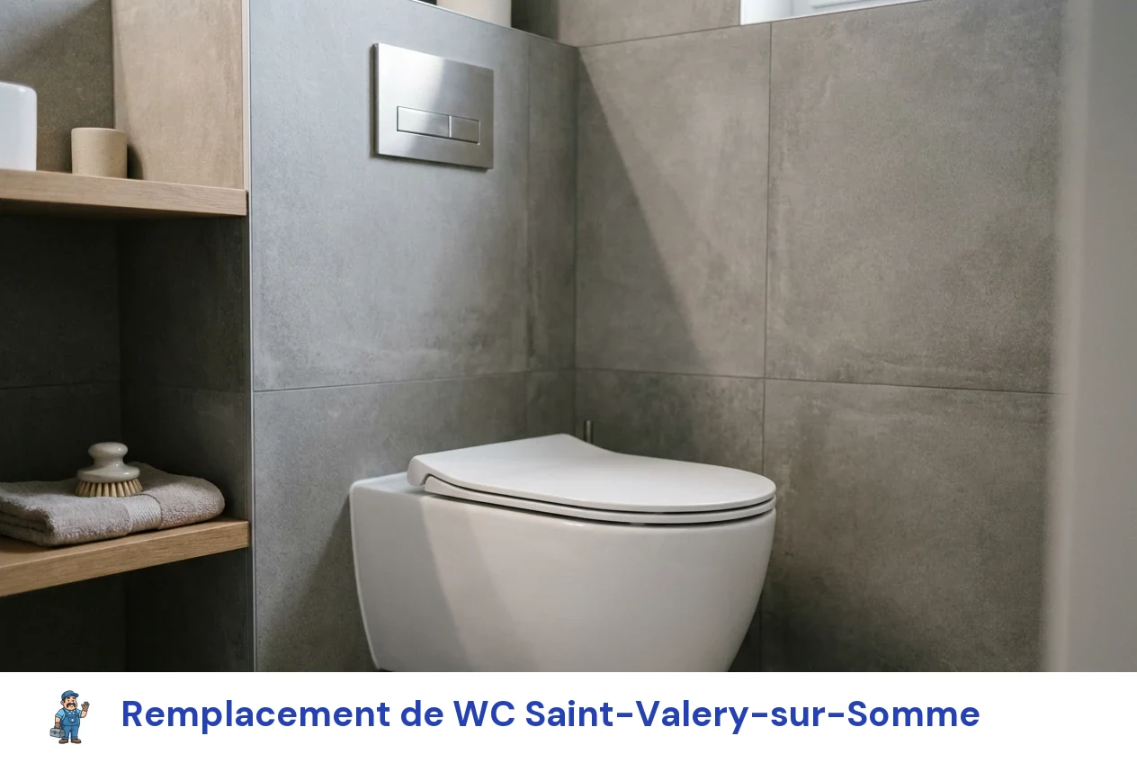 Remplacement de WC à Saint-Valery-sur-Somme