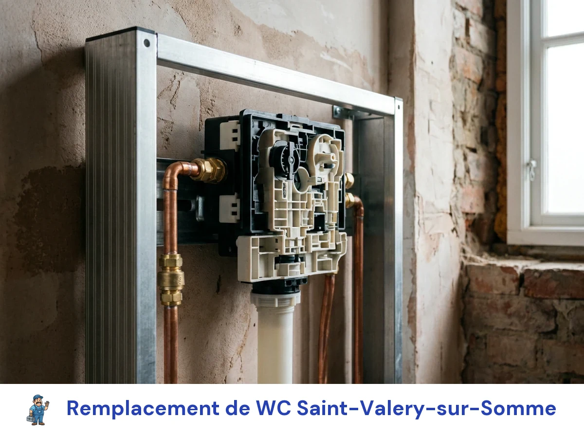 Remplacement de WC à Saint-Valery-sur-Somme